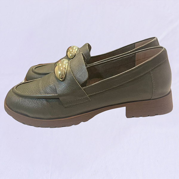 MOCASSIM COURO FLAY