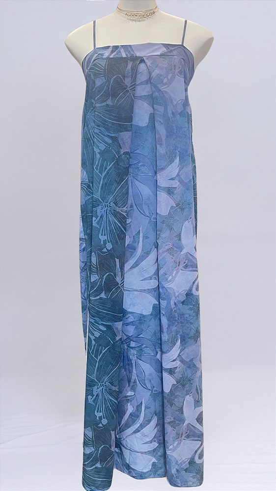 VESTIDO LONGO PREGA FEMEA