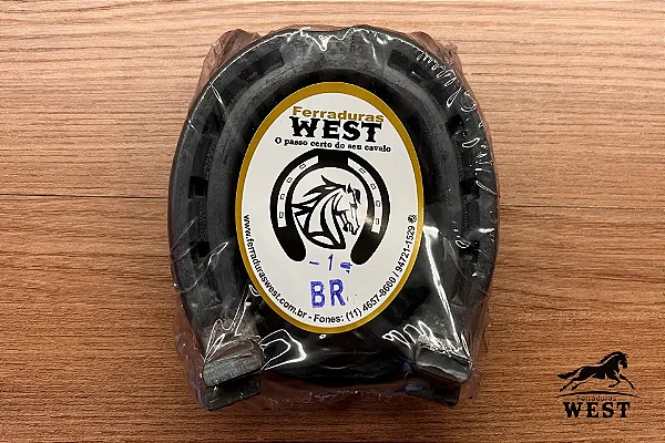 Ferradura para Burro com Rampão – Modelo Normal com Guarda Casco