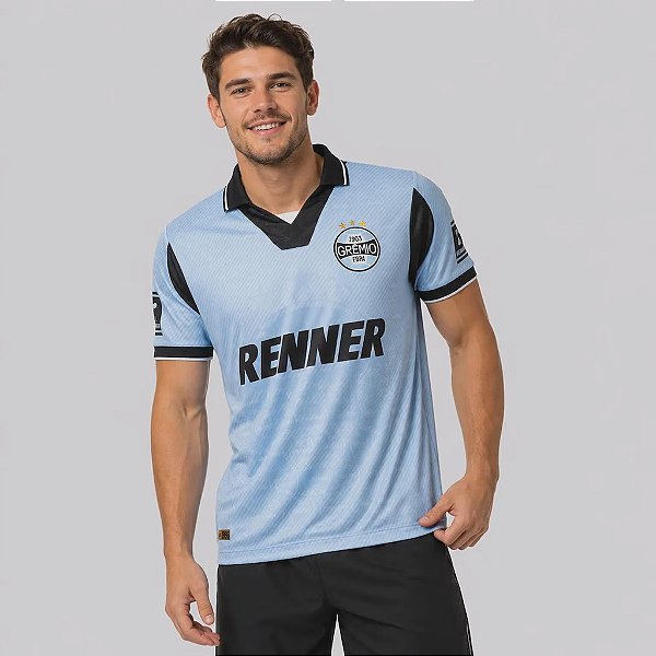 Camisa Grêmio Retro 1996 Celeste