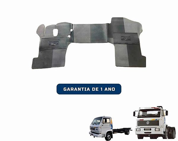 Tapete Borracha Interno da Cabine Caminhão VW de 1994 até 1999 - 7100 8140 8100 14150 35300 8100 16170 12140T 12140H - TAC863711