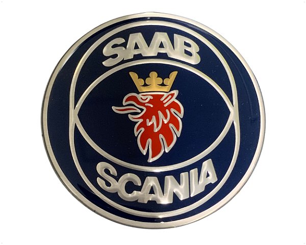 Emblema Capo Logotipo Para Scania Saab 112 / 113