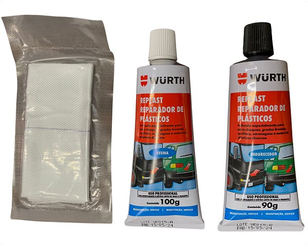 Replast Reparador De Plásticos 190g Para Automóveis Recupera Para-choque Spoiler Grade ABS PVC