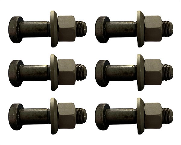 6 Parafuso Fixação Roda Dianteiro 18x70mm Caminhão Vw Até 1994 - 680 / 690 / 790s / 7110s