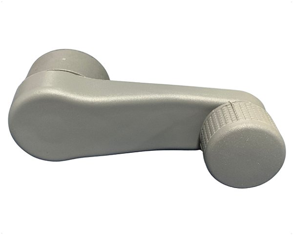 Manivela Cinza Regulagem Vidro Porta com Base Alta para Caminhão Mb 1938s Accelo Atego Axor