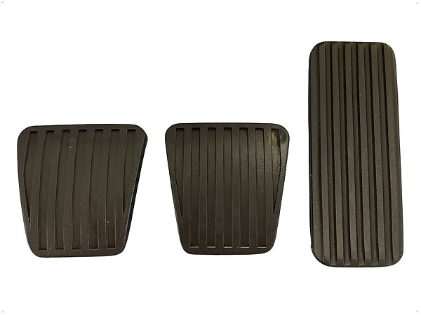 3 Sapata Capa Pedal de Borracha para Freio Embreagem Acelerador Corsa Celta Prisma Chevette Monza