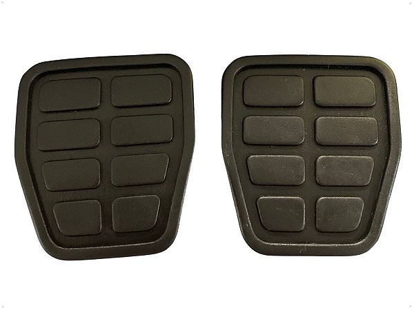 02 Sapata Capa Borracha Pedal Freio Embreagem Para Vw Gol Voyage Santana Passat