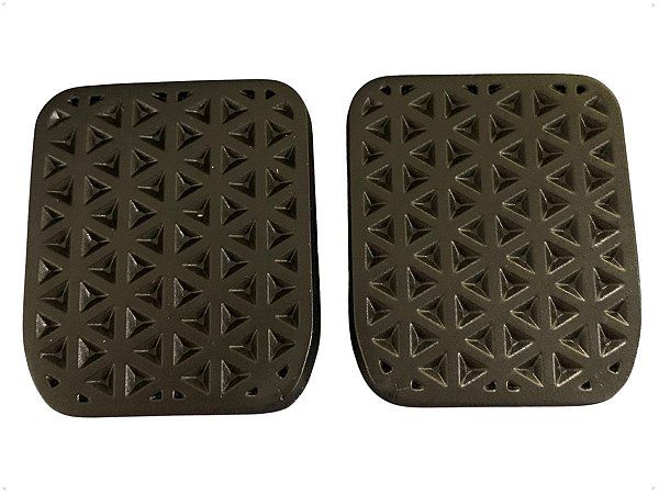 02 Sapata Capa Borracha Pedal Freio Embreagem Para Onix Prisma Spin Cobalt