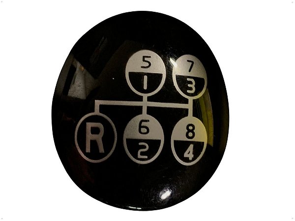 Tampa Manopla Caminhão Volvo FH NH12 - 05 Marchas Ré para Trás ou Baixo