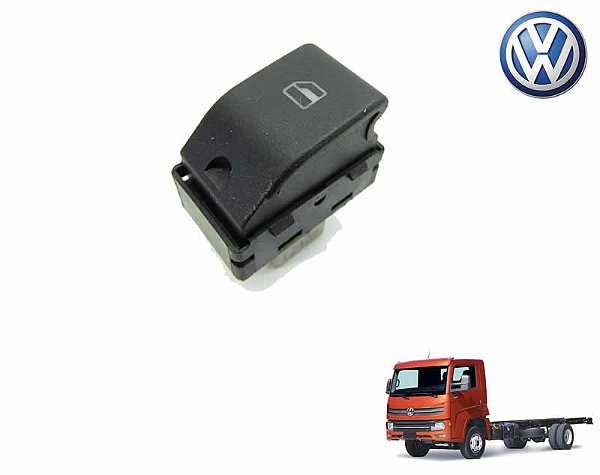 Botão Tecla Acionadora Levantar Vidro Elétrico Simples - LD Passageiro - VW Delivery Express 6160 9170 11180