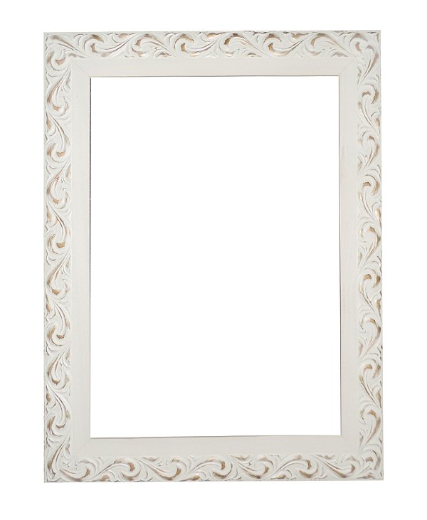 Molduras Para Fotos - 0397 Branca (Somente a Moldura)