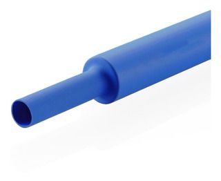 TUBO TERMORRETRATIL - 6,4mm - AZUL MARINHO