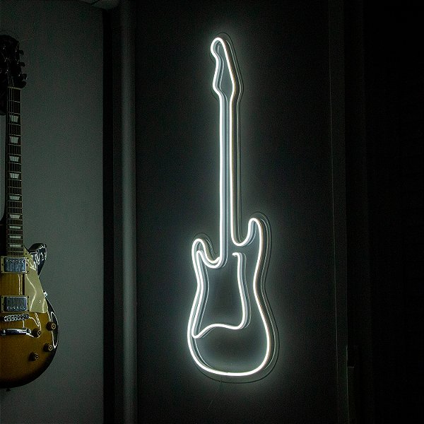 Painel Luminoso  Criativo GUITARRA