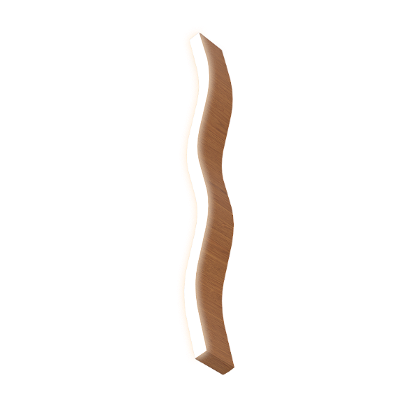 Arandela Madeira Grande Comprido Linear Slim 98cm - WIL 01 - JEQUETIBA - BQ