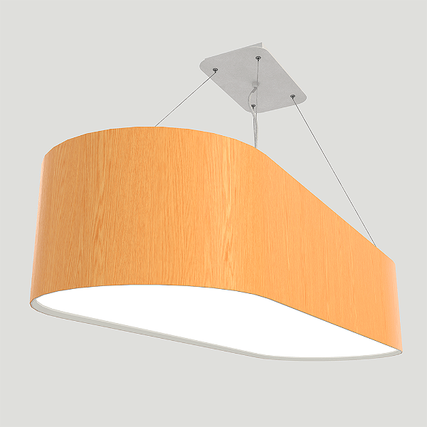 Lustre Pendente Madeira Grande Forma Orgânica WOOD 1033 - TAUARI