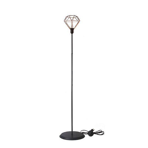 Abajur Coluna Diamante - Cobre