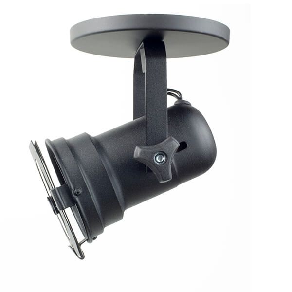 Spot de Sobrepor Cênico PAR 20 com Canopla  - PRETO
