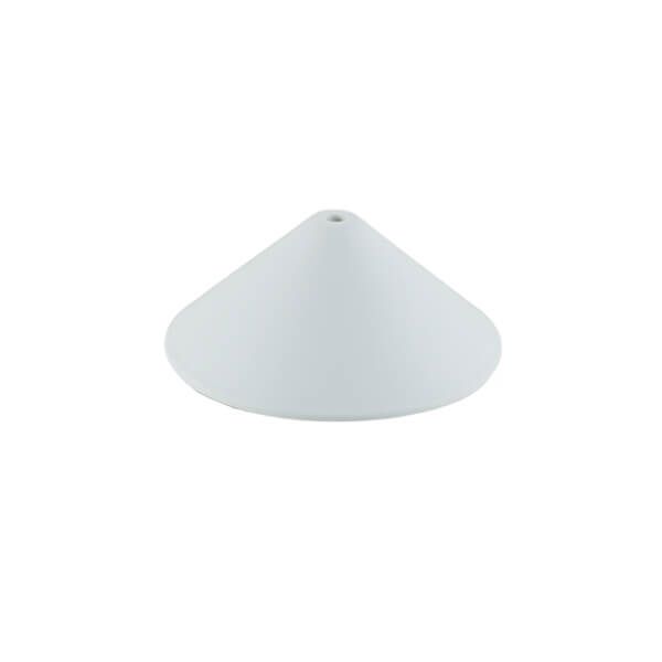 Canopla Cônica 120 mm Plástico - BRANCA