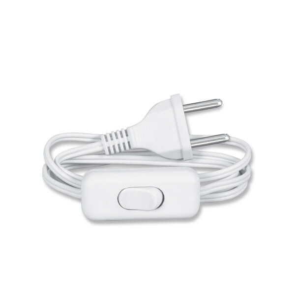 Cordão para Abajur com Interruptor - 1,8 m - BRANCO