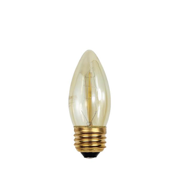Lâmpada Filamento de Carbono C35 - 127V