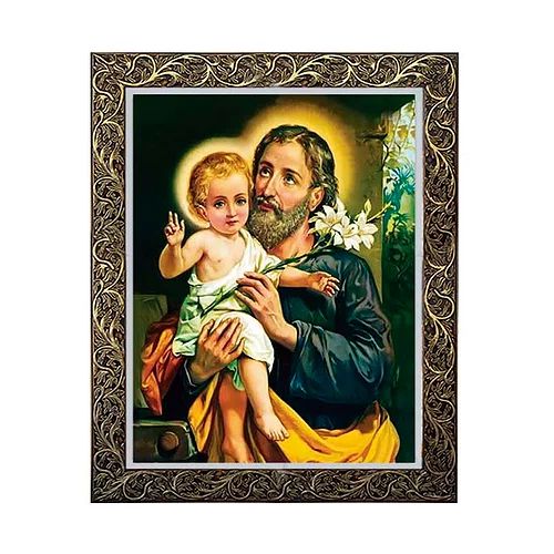 Quadro São José com Menino Jesus