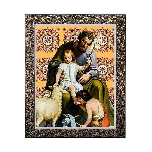 Quadro São José com Menino Jesus 4