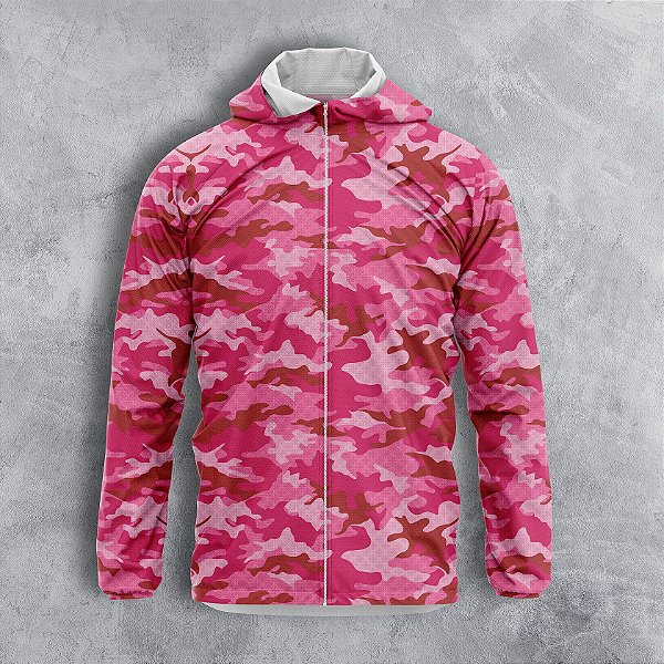 jaqueta camuflada rosa