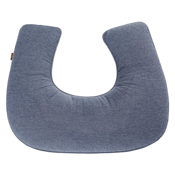 Almofada de Amamentação Linho Jeans - Batistela Baby