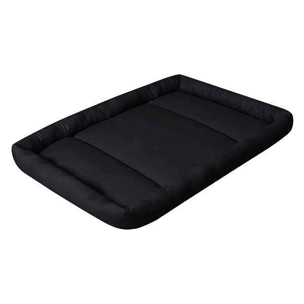 Colchonete Infantil Preto Dobrável com Bordas Fofinhas 100% Algodão - Batistela Baby