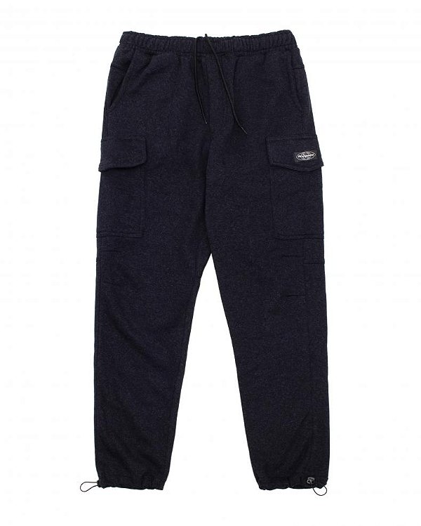 Calça Cargo Moletom FIRE Globe Around The World (Mescla)