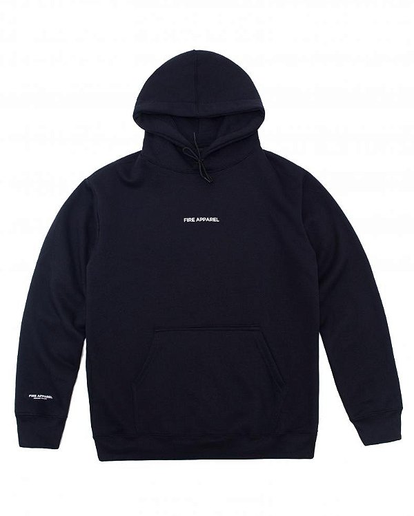 Moletom Fire - Apparel Logo (Preto)