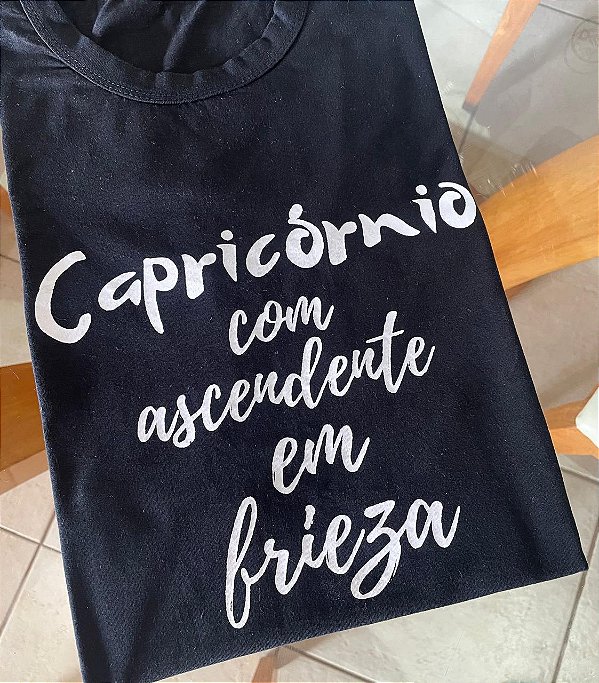 Camiseta signo capricórnio