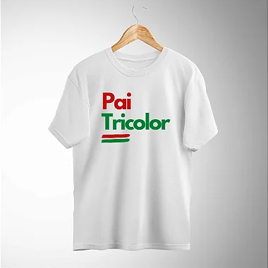 Camiseta pai tricolor
