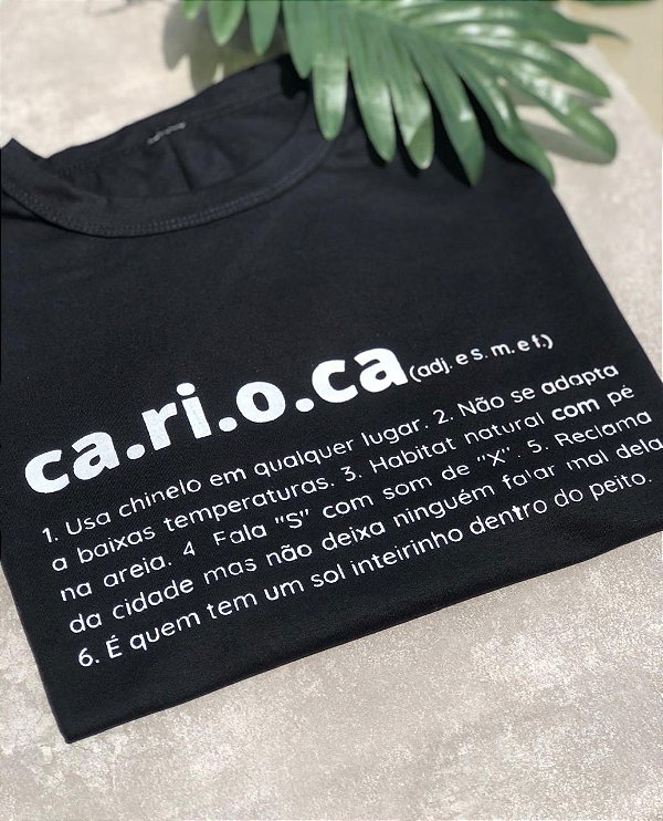 Camiseta Significado Carioca