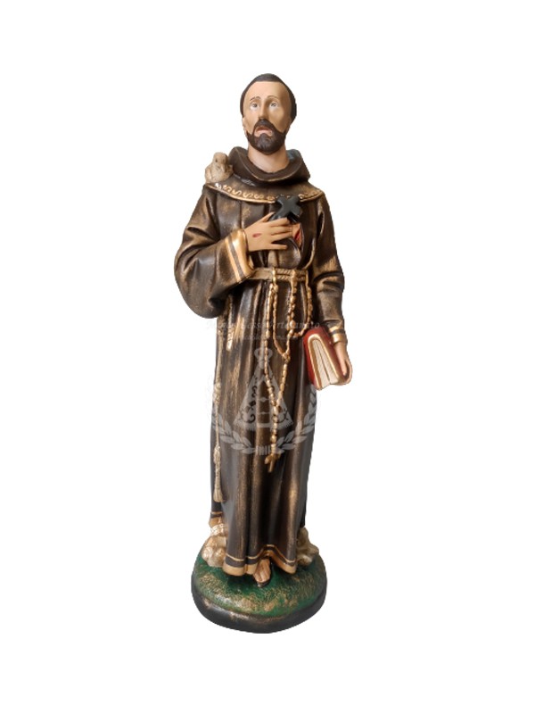 São Francisco de Assis Pintado Mod.2 60 cm