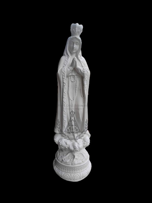Nossa Senhora de Fátima Gesso Mod.2 Gesso 62  cm