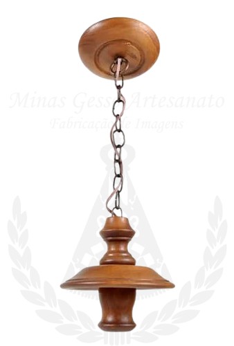 Pendente de Teto cor madeira