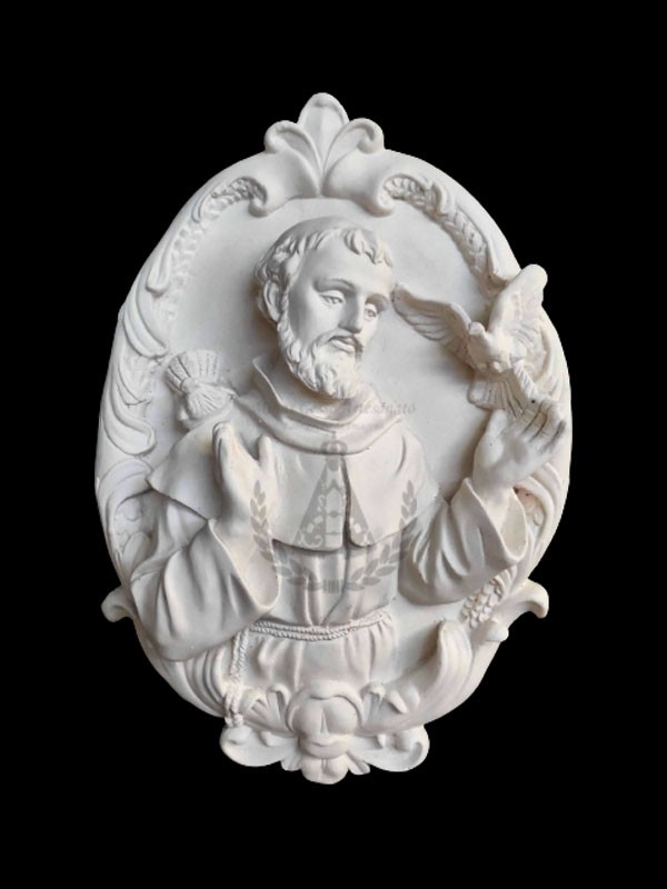 São Francisco Medalhão 37x25 cm