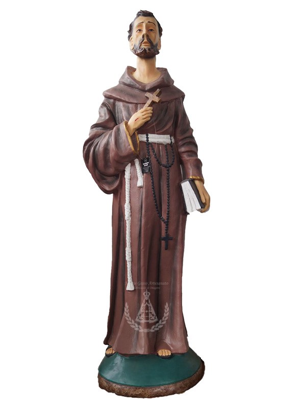 São Francisco de Assis Resina 120 cm
