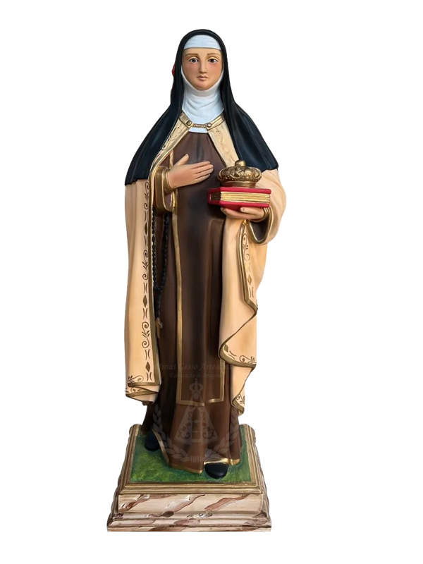 Santa Edwiges Resina 80 cm