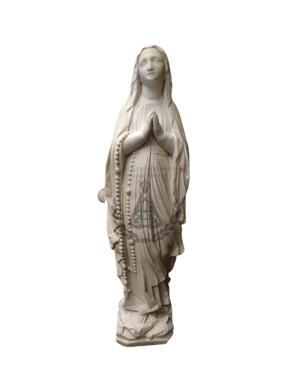 Nossa Senhora de Lourdes Pó de Mármore 60 cm