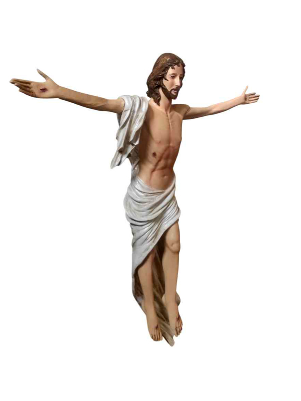 Jesus Ressuscitado de Parede Resina 60 cm