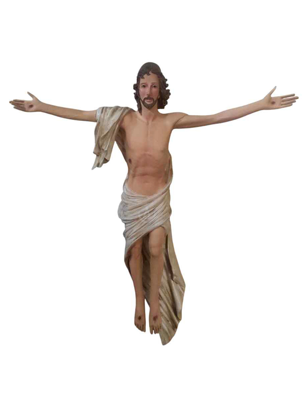 Jesus Ressuscitado de Parede Resina 60 cm