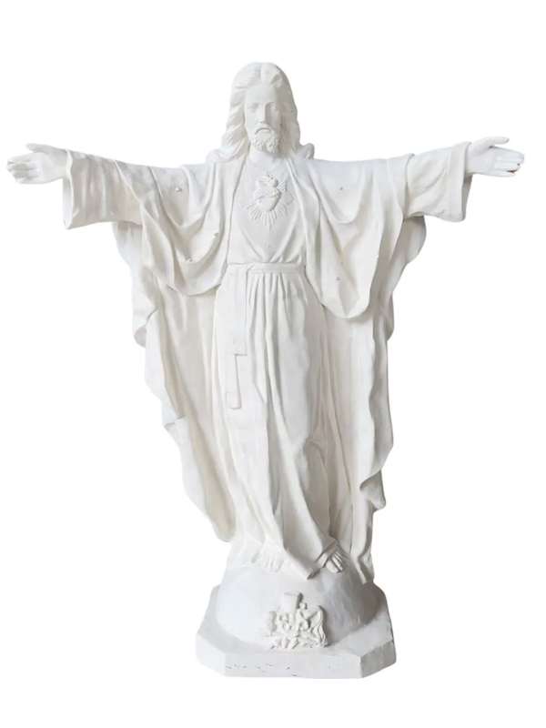 Cristo Redentor Pó de Mármore 155 cm