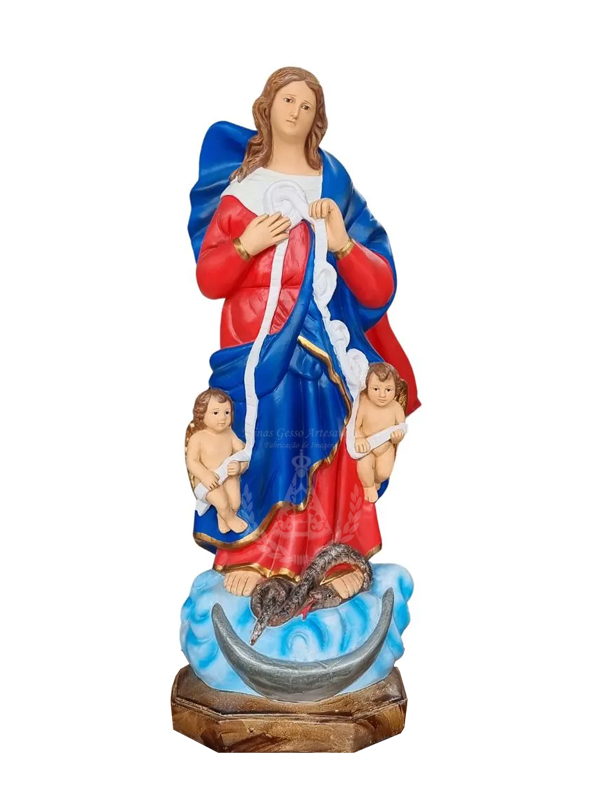 Nossa Senhora Desatadora de Nós Resina 60 cm