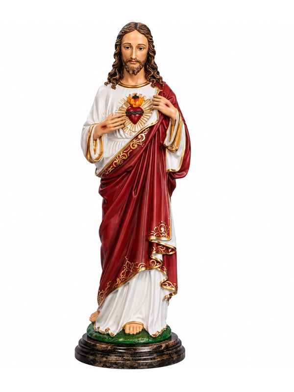 Sagrado Coração de Jesus Resina 60 cm