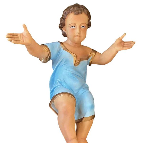 Menino Jesus Braços Abertos Resina 48 cm