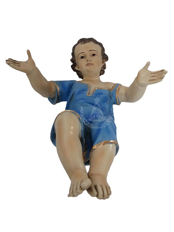 Menino Jesus Braços Abertos Resina 48 cm