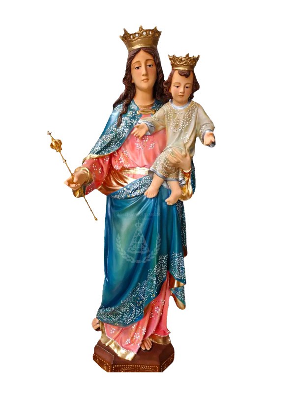 Nossa Senhora Auxiliadora com o Centro Resina 80 cm