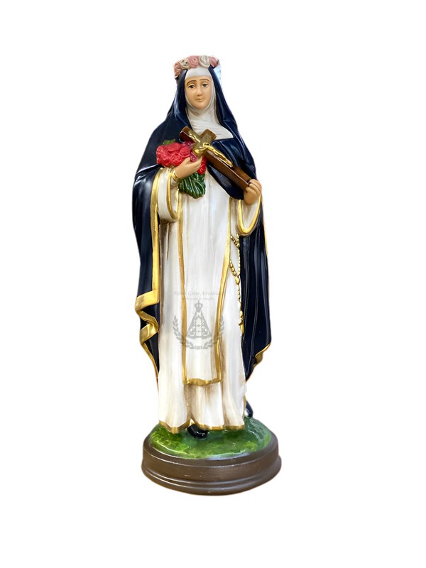 Santa Rosa de Lima Resina 30 cm